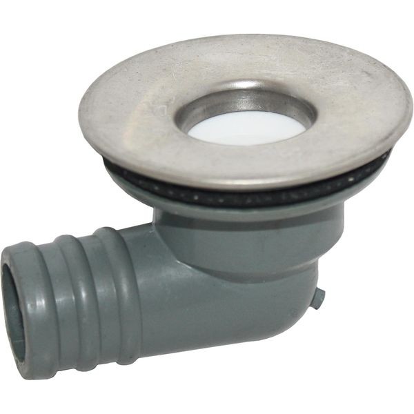 Sink Waste Right Angled for 3/4" Hose