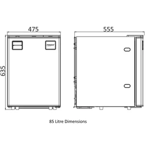 Frigo Clean Touch Marine Compressor Fridge 