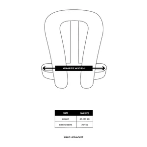 Baltic Mako 165N Fishing Lifejacket - Automatic 