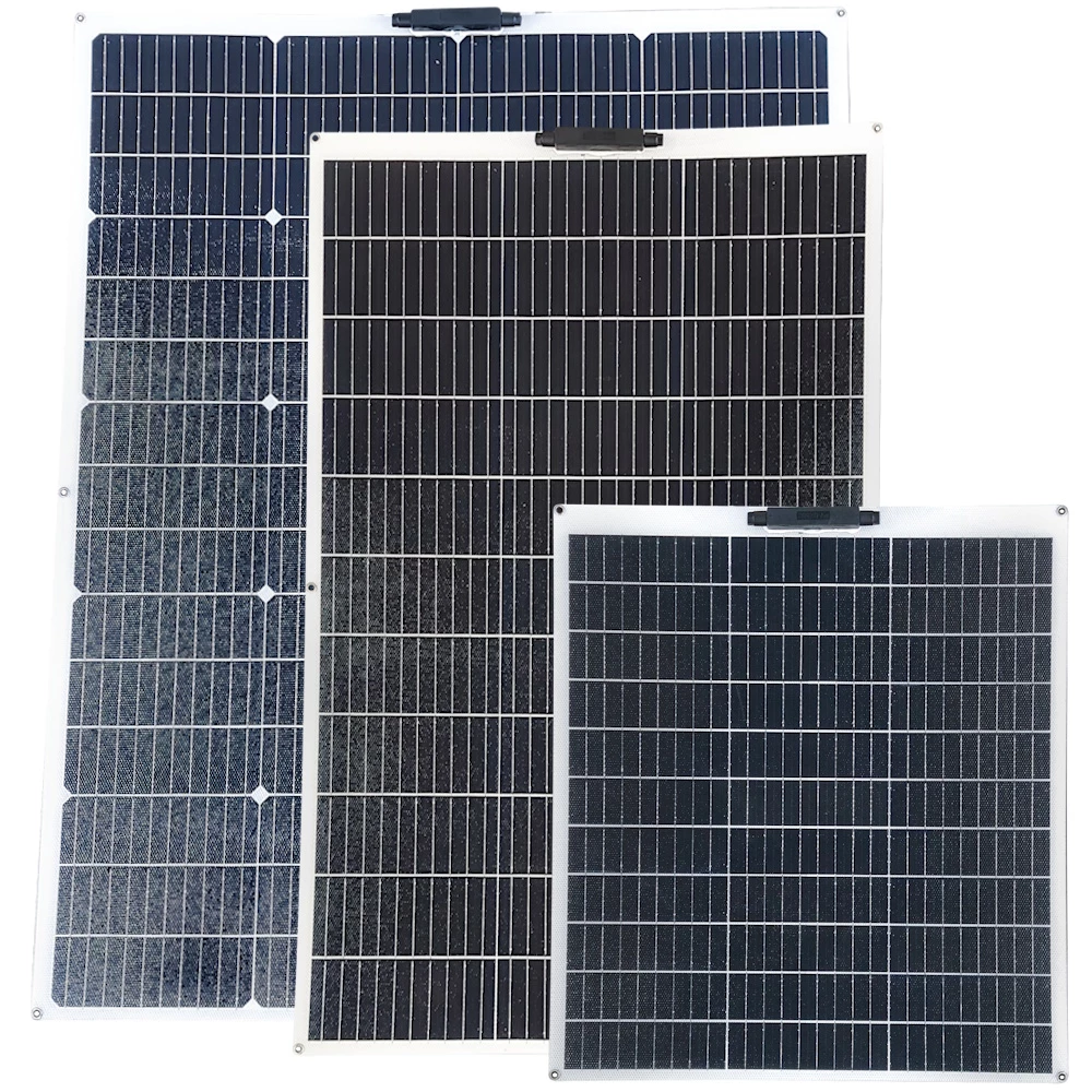 Semi Flexible Solar Panel & MPPT Regulator Kit